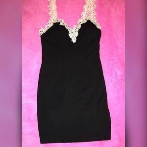 Black and white dress